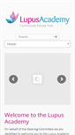 Mobile Screenshot of lupus-academy.org